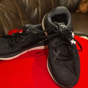 Under Armour Kids Black and White Sneakers